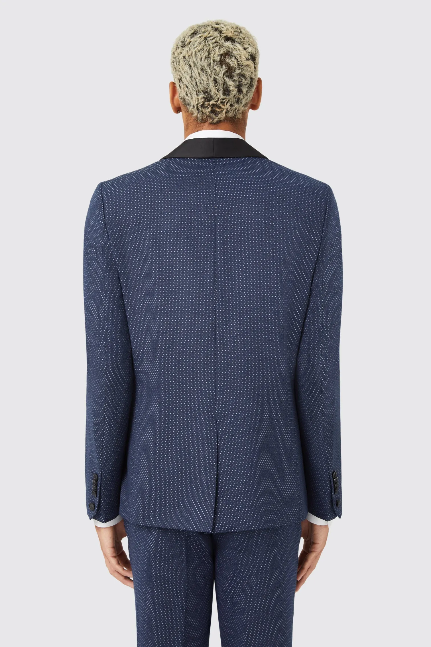 Neale Navy Jacquard Suit TT x AM - ARCHIVE