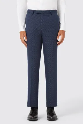 Neale Navy Jacquard Trouser TT x AM - ARCHIVE