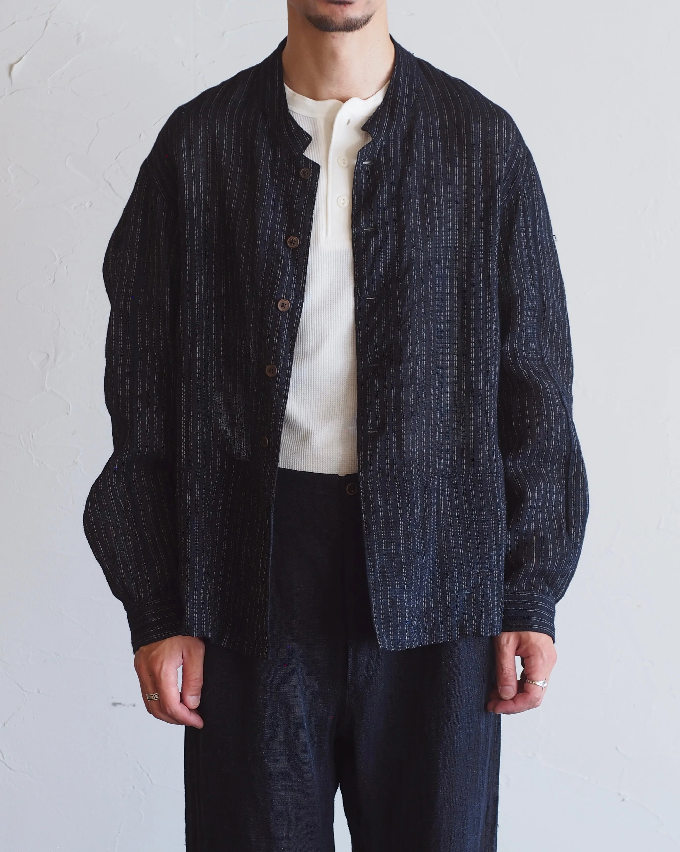 NORA JACKET~japan old hemp fabric~