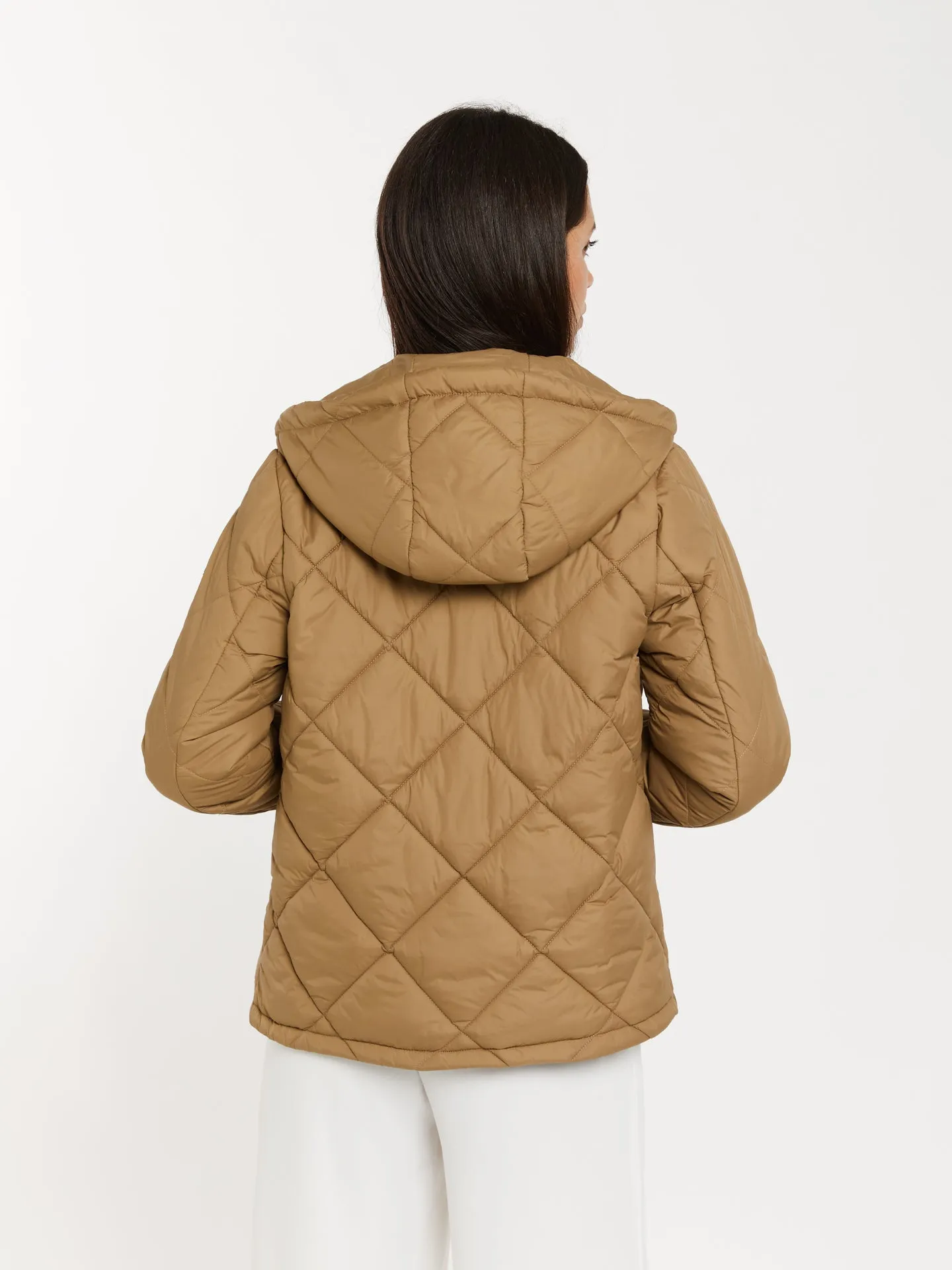 Puffer jacket with hood