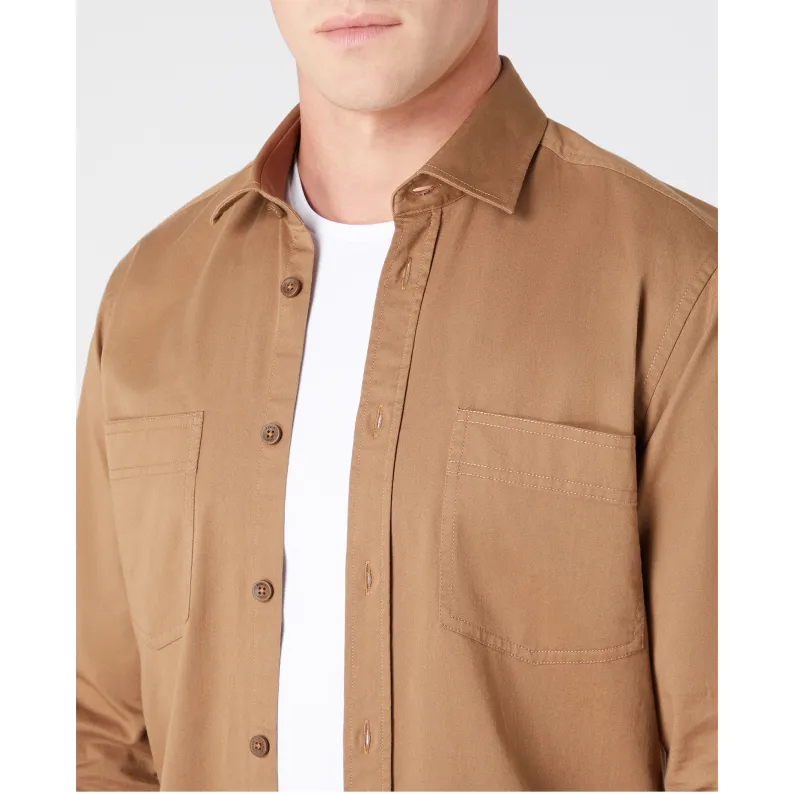 Remus Uomo Parker Overshirt 13720 Tan