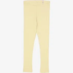 Rib Leggings - yellow dream