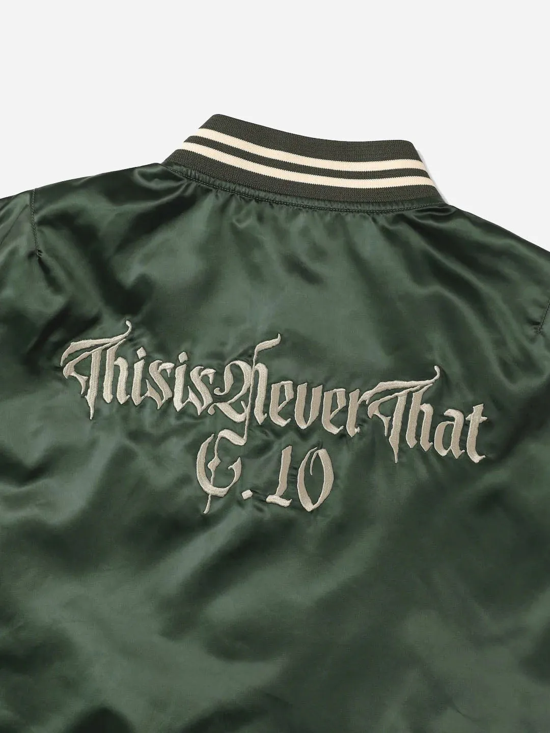 Satin Jacket - Olive