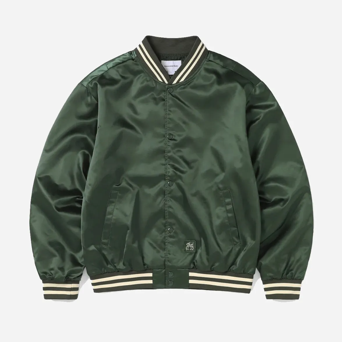 Satin Jacket - Olive