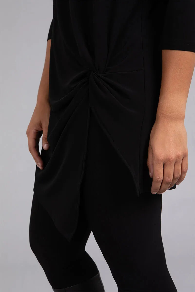 Side Twist Tunic | Black