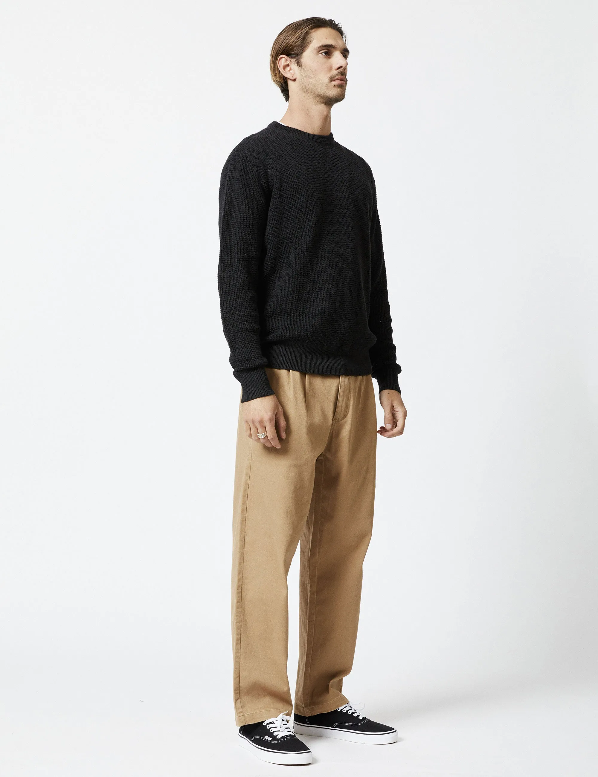 Sorrento Hemp Knit - Black