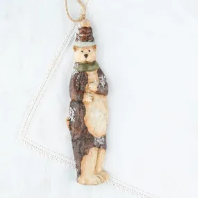 Vintage Inspired Bear Ornament