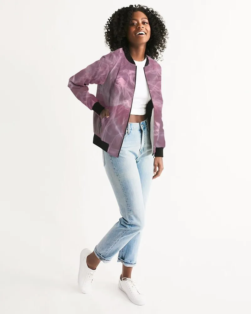 Women's Bomber Jacket Pink Smoke