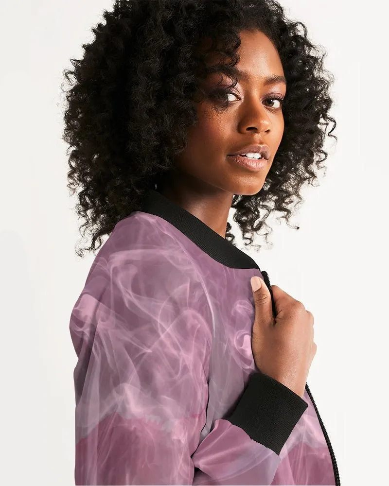 Women's Bomber Jacket Pink Smoke