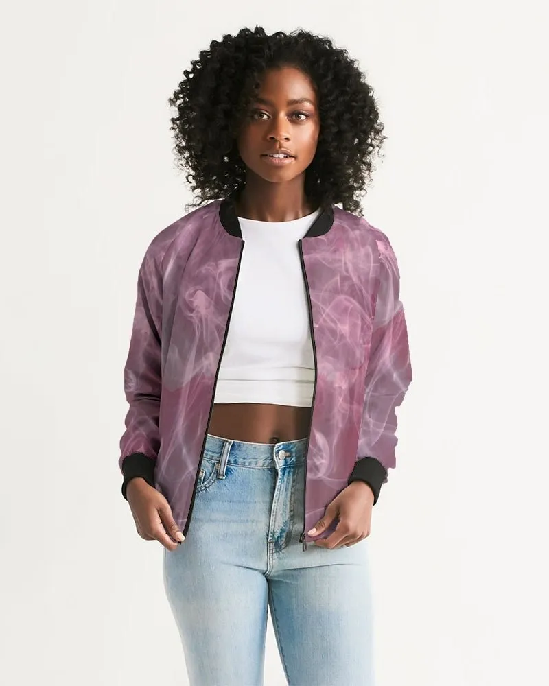 Women's Bomber Jacket Pink Smoke