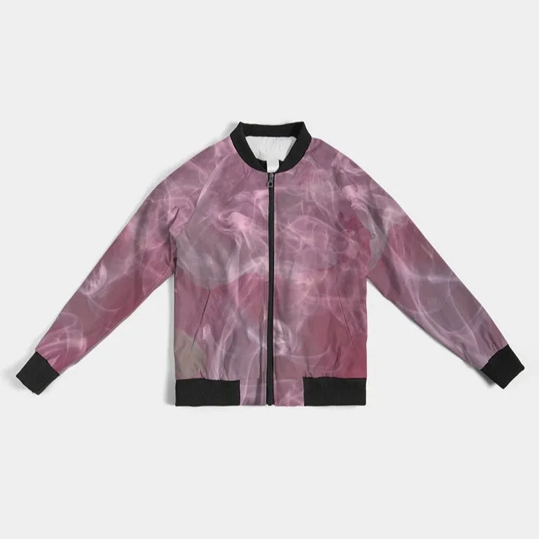 Women's Bomber Jacket Pink Smoke