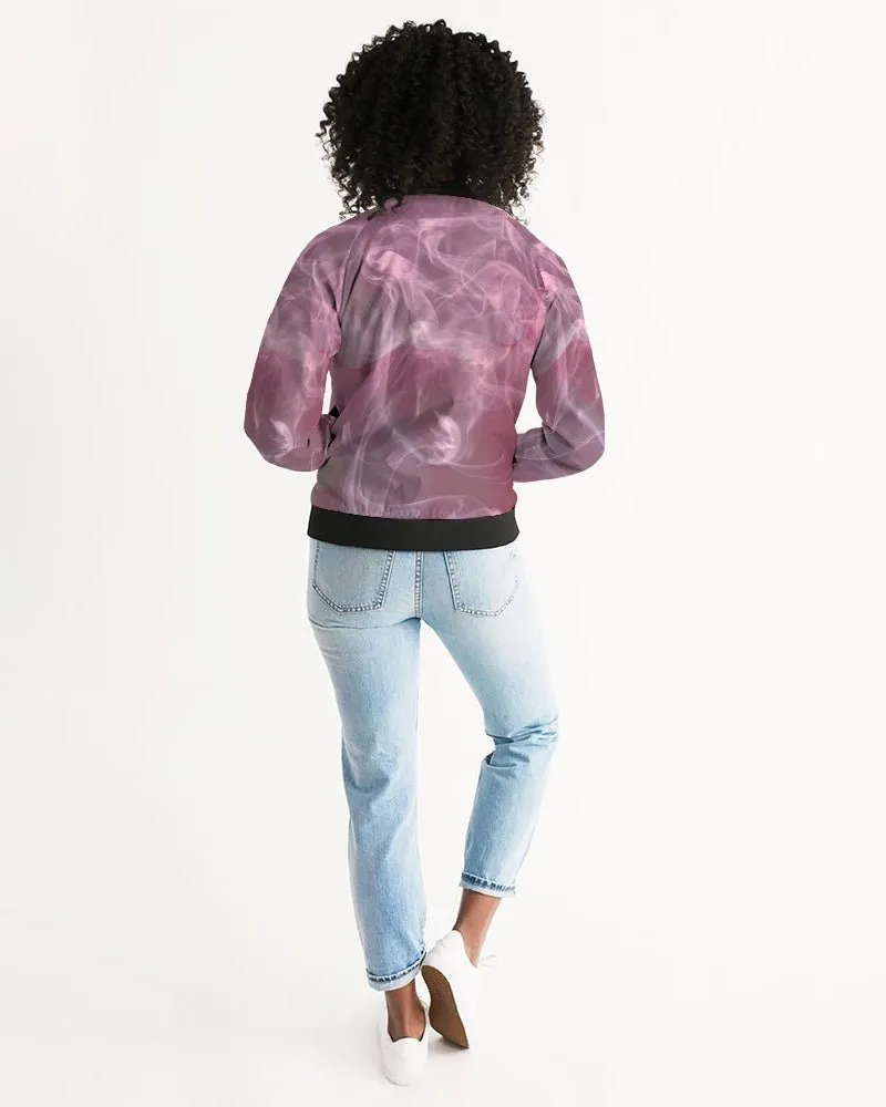 Women's Bomber Jacket Pink Smoke