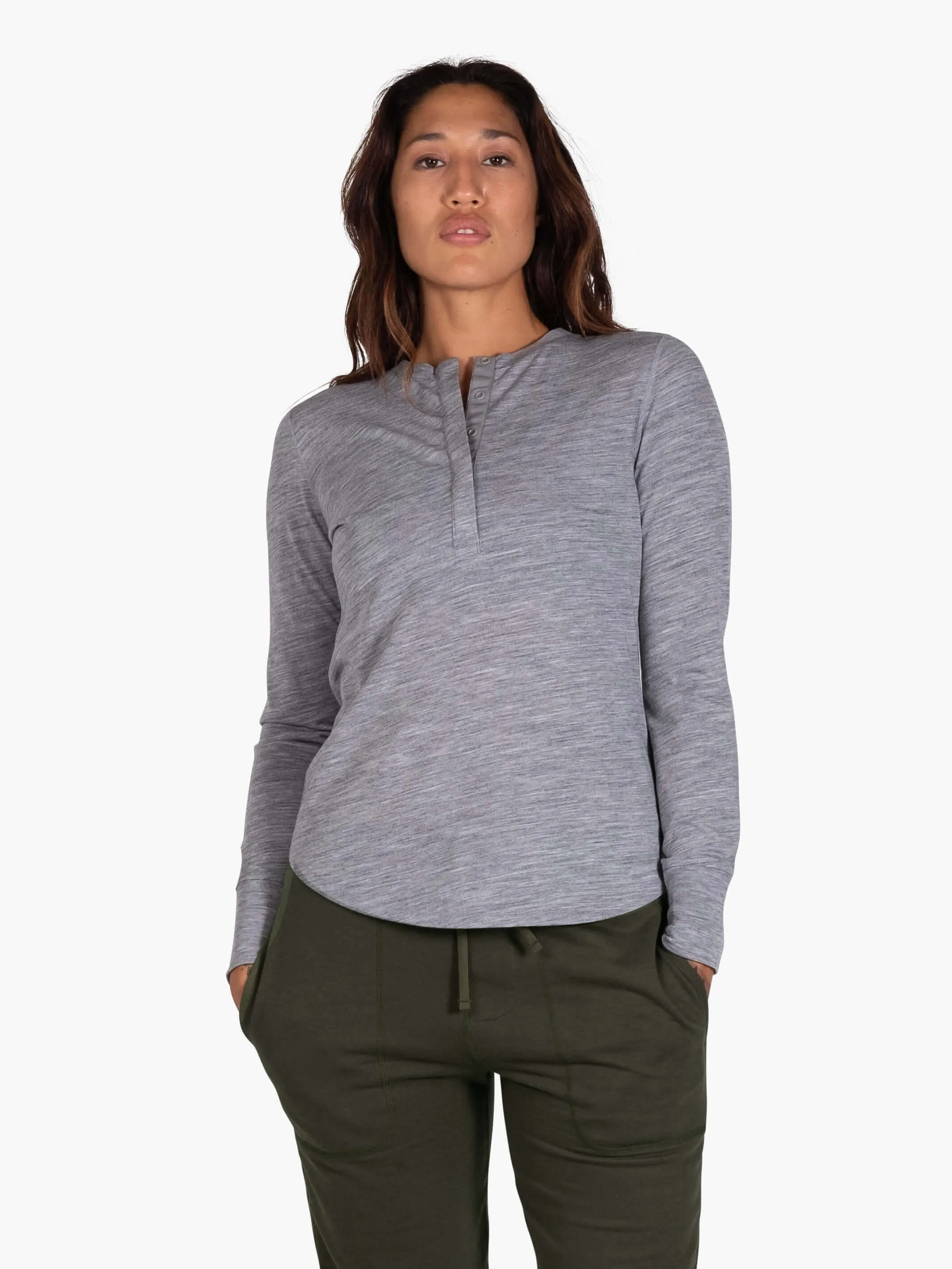 Wool Base Layer Henley